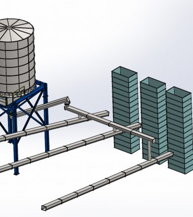 Ass Silo avec Convoyeur a vis